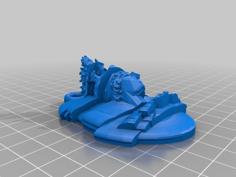 Roman Ruined Cameo 3D Printer Model