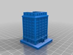 6mm – Modular SimCity Buildings ( Dense Residentials ) 3D Printer Model