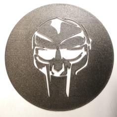 MF DOOM WALL ART PORTRAIT / STENCIL – ONE PIECE 3D Printer Model