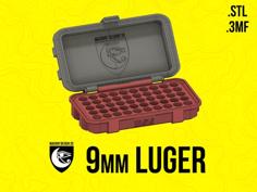 9mm – Ammo Container – 50 Round 3D Printer Model