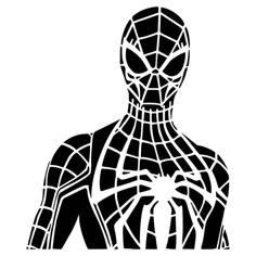 Spiderman Stencil 7 3D Printer Model