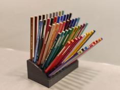 Penholder For 60 Pens 3D Printer Model