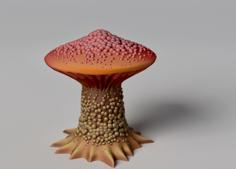 Fantasy Mushroom 3D Printer Model