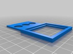 Customizable Fridge Magnet Picture Frame 3D Printer Model