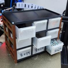 Multi Drawer Organizer (Stackable) 3D Printer Model