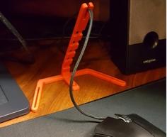 Cable Mouse Bungee 3D Printer Model