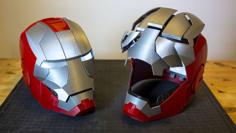 Iron Man Mark 5 Helmet 3D Printer Model