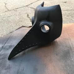 Plague Doctor Mask V1 – Display (+ Plague Doc Wand) 3D Printer Model