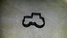 Tractor Cookie Cutter 3D Printer Model