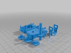 3d Printable Geared Motor 3D Printer Model