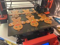 Gingerbread Ornament 3D Printer Model