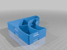 Project L, Boxes For Tiles, With Lid, For Smaller Printers 3D Printer Model