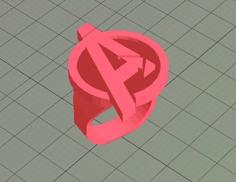 Avengers Ring 3D Printer Model