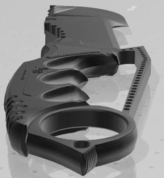 Hawk Airsoft Knife 3D Printer Model