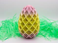 Fine Lattice Easter Egg 3D Printer Model