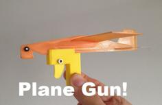 Plane Gun – For 3 Piece Airplane 3D Printer Model