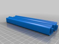 Jeep Wrangler TJ Soft-top Tailgate Bar Sleeve 3D Printer Model