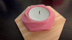 Veltin Tea Candle Holder 3D Printer Model