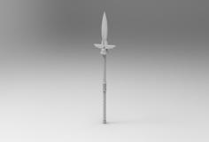 Grimdark Boar Spear 3D Printer Model