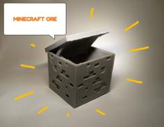 Snapshut Minecraft Box 3D Printer Model