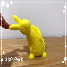 Springy Rabbit (2) 3D Printer Model