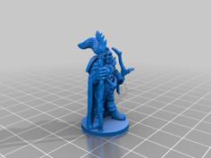 Orc With Spear And Bow 3D Printer Model