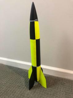 Estes Style V2 Model Rocket 3D Printer Model