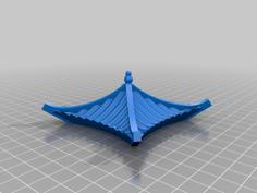 Square Pagoda Tealight Candle Holder 3D Printer Model