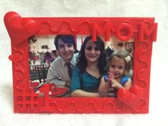 Mother’s Day 4X6 Picture Frame 3D Printer Model