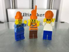 Minifig Football Hats 3D Printer Model