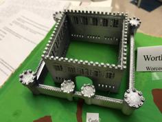 Medieval-themed Manor Castle! 3D Printer Model