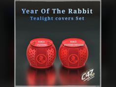 Year Of The Rabbit 2023 – Tealight Cover 3D Printer Model