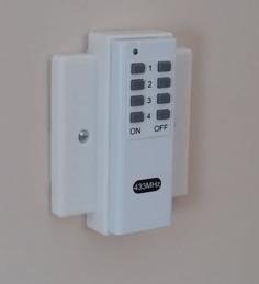 UK Household Light Switch Cover For 433MHz Remote Socket Controller. 3D Printer Model