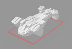 Arrakun Dropship / Dropship / VTOL (6mm/Epic Scale/40K) 3D Printer Model