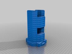 SciFi – Unity City Buildings (set) – 6mm 3D Printer Model