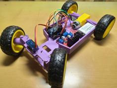 Simple Arduino RC CAR 3D Printer Model