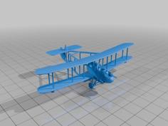 RAF FE2b And D (1/144) 3D Printer Model