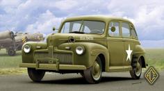 Ford V8 Super Deluxe Fordor Sedan US Army Staff Car 1942 3D Printer Model