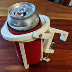 Gimbled Canoe Cup Holder 3D Printer Model