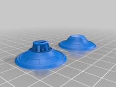 FJ40 Hub Cap V2 (for 1/10 RC Cars) 3D Printer Model