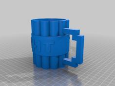 Minecraft TNT Cup 3D Printer Model