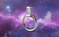 Tardis Ring 3D Printer Model