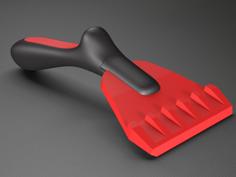 Ergonomic Ice Scraper 3D Printer Model