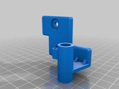 GE Fridge Mullion Hinge, Part #200D8156P001 (Door Divider, Astragal, Latch, Spring) 3D Printer Model