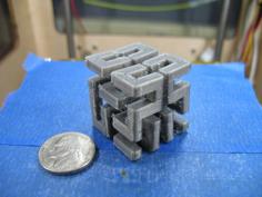 Hilbert Cube 3D Printer Model