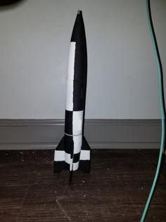 V2 | A4 Missile Model Rocket 1:40 Scale 3D Printer Model