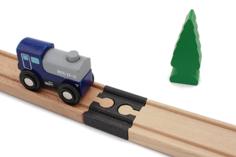 Wooden Train Track : Mini Straight Track Female Female (Brio / Ikea …) 3D Printer Model