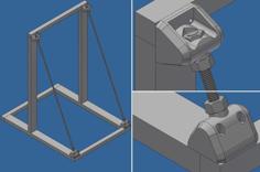 CR-10 Frame Stiffener Brace (5/16″ Allthread) USA 3D Printer Model