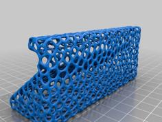 Voronoi Business Card Holder 3D Printer Model