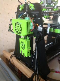 Mountable Raspberry Pi Print Server 3D Printer Model